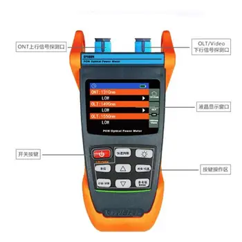 Meter to EPN70 Handheld Smart PON Tester Optical Power Meter, OPM Module: NO, VFL 3 wavelength, can test SC/UPC
Meter to EPN70 Handheld Smart PON Tester Optical Power Meter, OPM Module: NO, VFL 3 wavelength, can test SC/UPC