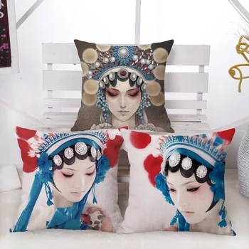 Original Chinese Traditional opera home cushion with fragrance throw pillow office car home decorative pillow neck roll 45*45cm
Original Chinese Traditional opera home cushion with fragrance throw pillow office car home decorative pillow neck roll 45*45cm