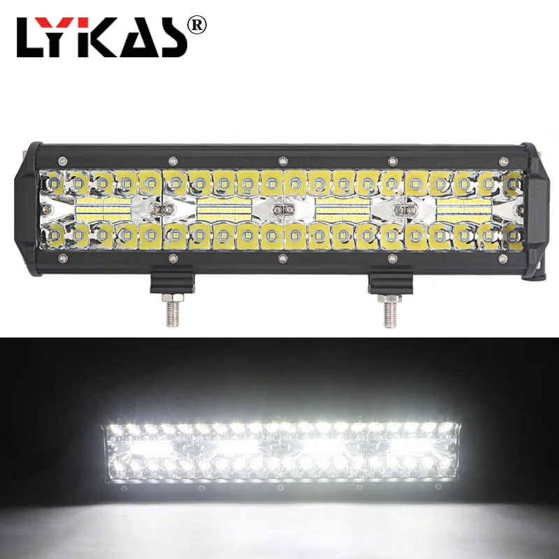 LYKAS 13 Inch 240W LED Work Light Bar 6000K Combo Beam for Tractor Boat Offroad 4WD 4x4 Car Truck SUV ATV
LYKAS 13 Inch 240W LED Work Light Bar 6000K Combo Beam for Tractor Boat Offroad 4WD 4x4 Car Truck SUV ATV