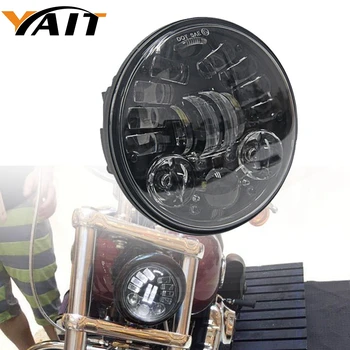 Yait 5-3/4 5.75 LED Headlight for Iron 883, sportster, triple, low rider, wide glide Headlamp Projector 
Yait 5-3/4 5.75 LED Headlight for Iron 883, sportster, triple, low rider, wide glide Headlamp Projector