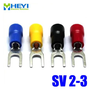 Good Quality 100pcs/lot SV2-3 Blue AWG16-14 Copper Insulating Crimp Terminals Connectors Spade Terminal
Good Quality 100pcs/lot SV2-3 Blue AWG16-14 Copper Insulating Crimp Terminals Connectors Spade Terminal