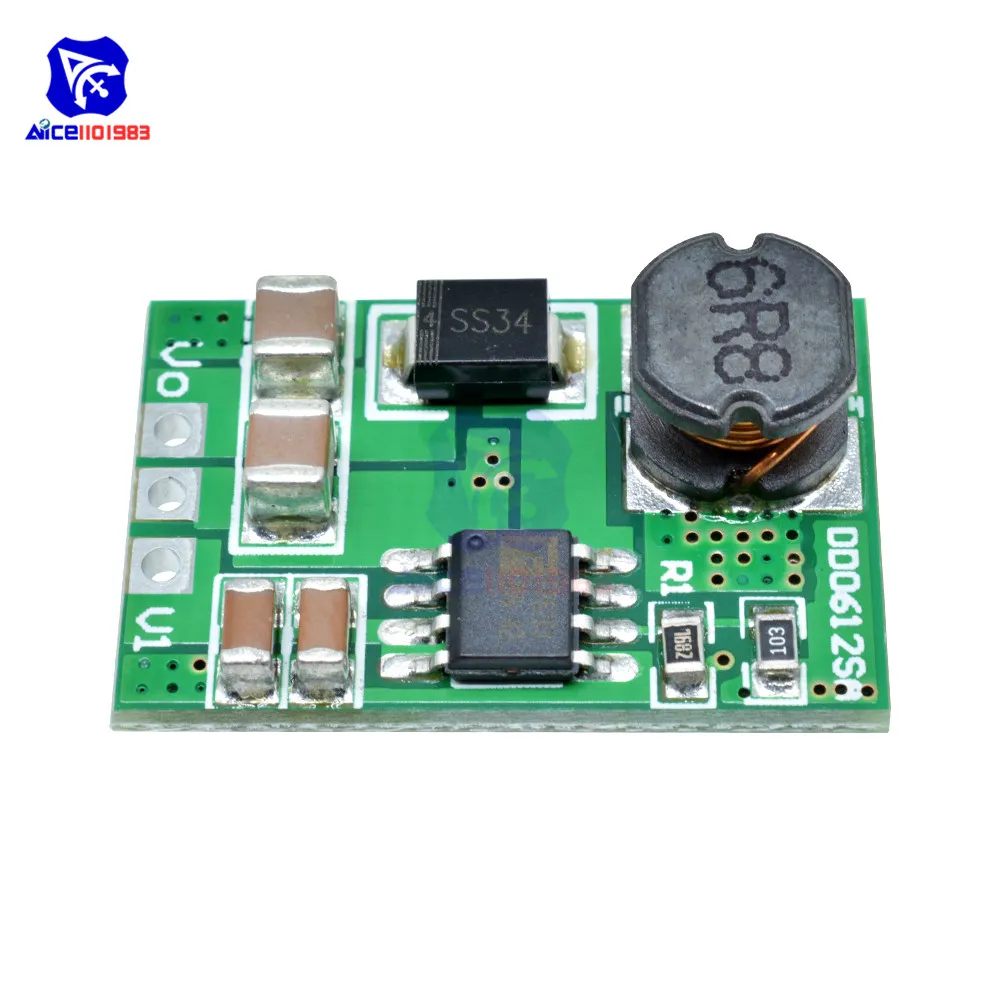 3.5A DC-DC 3V 3.3V 3.7V 4.2V 5V to 5V 6V 9V 12V Step-Up Boost Converter Voltage Regulate Power Supply Module Board
3.5A DC-DC 3V 3.3V 3.7V 4.2V 5V to 5V 6V 9V 12V Step-Up Boost Converter Voltage Regulate Power Supply Module Board