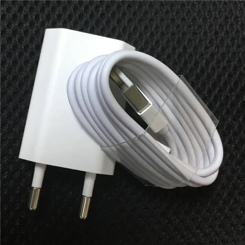 Original Travel USB Wall Charger for iPhone 7 8 Plus XS Max XR X SE 5 5s 6 6s iPad EU Plug + 8 pin Data Sync USB Cable 8Pin Wire
Original Travel USB Wall Charger for iPhone 7 8 Plus XS Max XR X SE 5 5s 6 6s iPad EU Plug + 8 pin Data Sync USB Cable 8Pin Wire