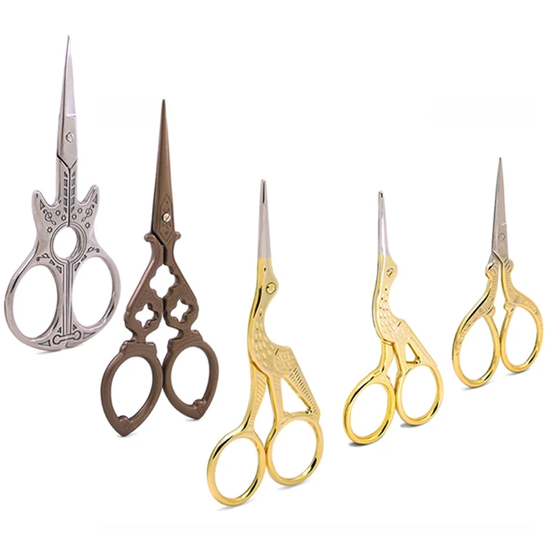 Retro classic Vintage Antique stitch European Craft Gold Sewing handicraft DIY Home Tool Tailor scissor
Retro classic Vintage Antique stitch European Craft Gold Sewing handicraft DIY Home Tool Tailor scissor