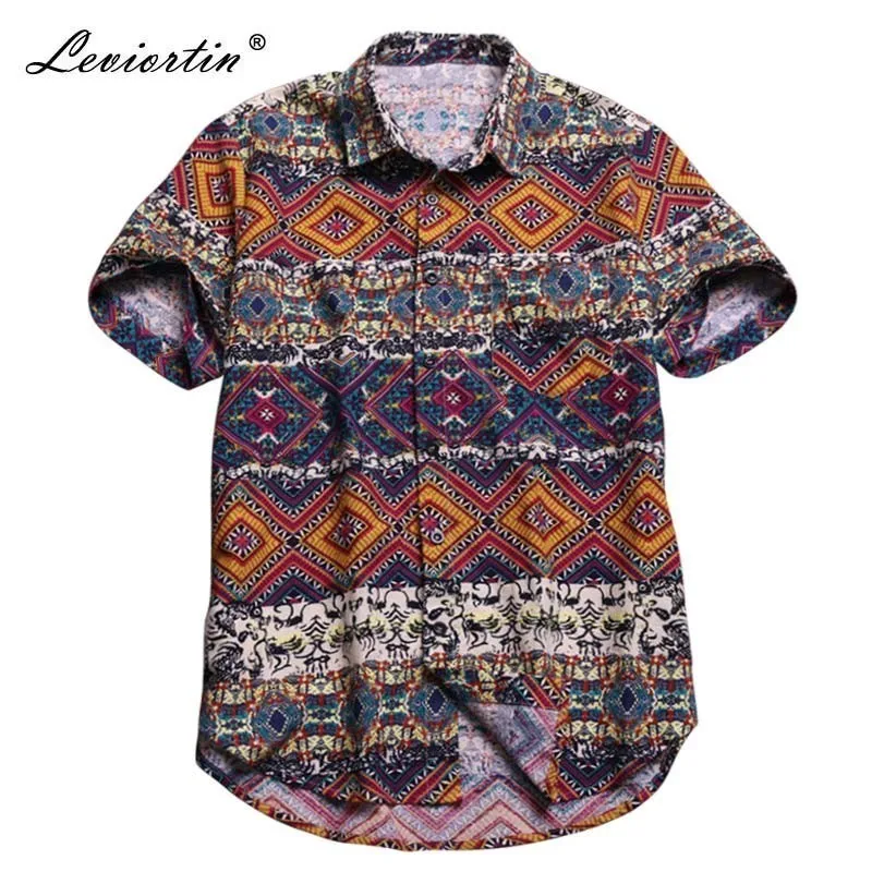 Mens Beach Hawaiian Shirt Tropical Summer Short Sleeve Vintage Shirt Men Casual Loose Cotton Button Down Shirts Plus Size S-6XL
Mens Beach Hawaiian Shirt Tropical Summer Short Sleeve Vintage Shirt Men Casual Loose Cotton Button Down Shirts Plus Size S-6XL