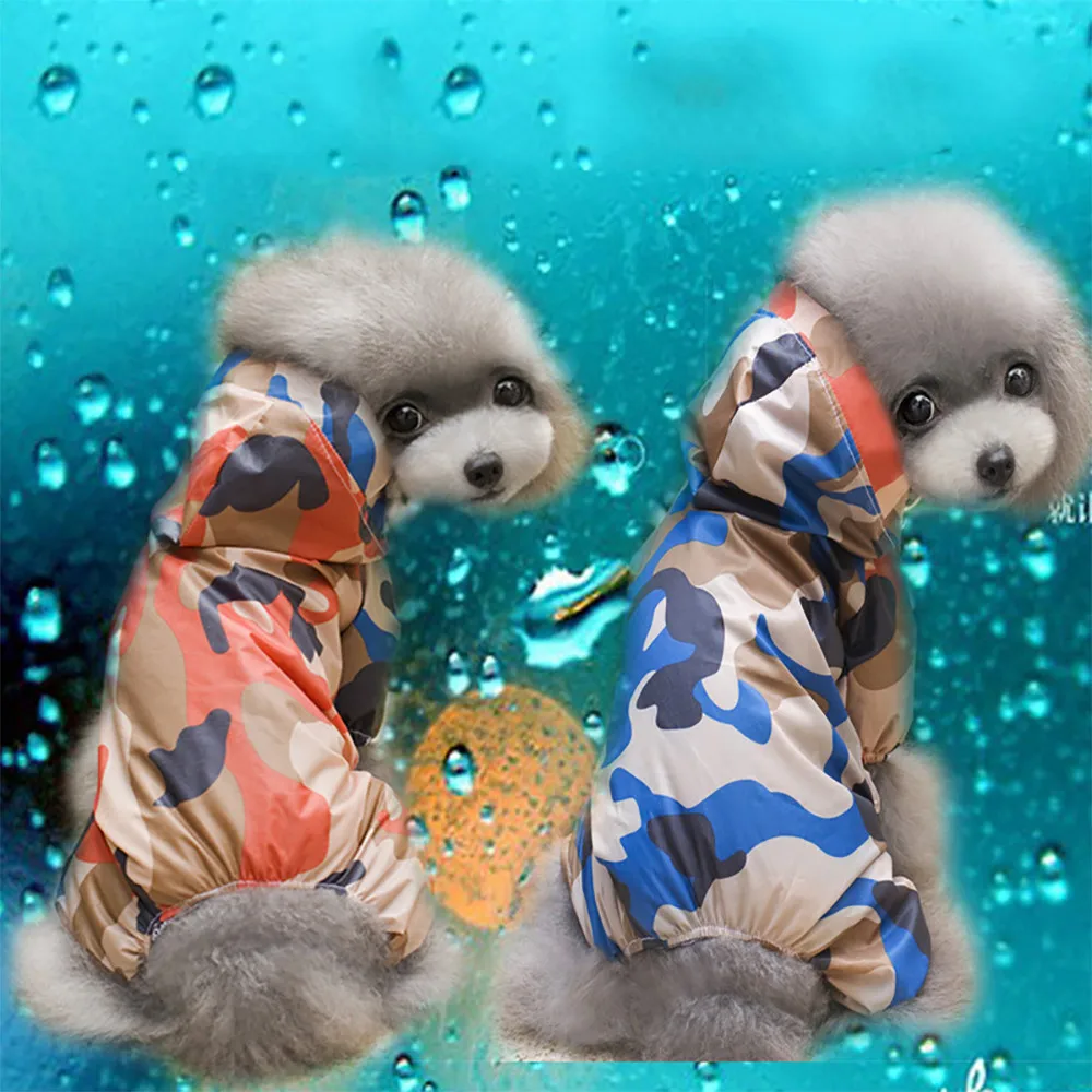 Dog Raincoat Waterproof Clothes For Dogs Camouflage Pet Outdoor Sunscreen Apparel Chihuahua Teddy Hoodies Outfits
Dog Raincoat Waterproof Clothes For Dogs Camouflage Pet Outdoor Sunscreen Apparel Chihuahua Teddy Hoodies Outfits