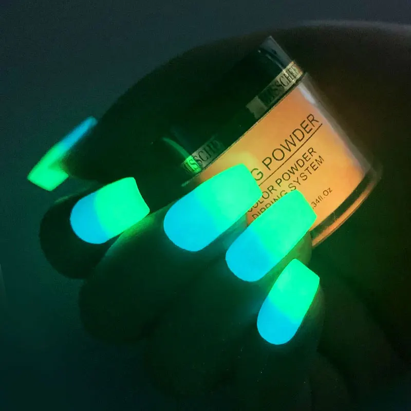 New 1box Neon Phosphor Powder Nail Glitter Dipping Powder 10Colors Ultrafine UV Gel Polish Fluorescent Glitters Glow In The Dark
New 1box Neon Phosphor Powder Nail Glitter Dipping Powder 10Colors Ultrafine UV Gel Polish Fluorescent Glitters Glow In The Dark
