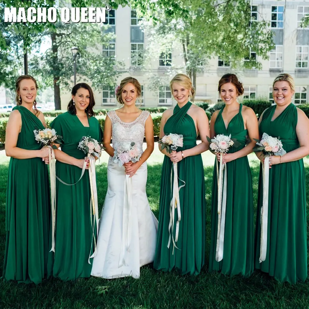 summer sexy Green Multiway Bridesmaids Convertible Wrap Dress Women Long Maxi Party Dress robe longue femme
summer sexy Green Multiway Bridesmaids Convertible Wrap Dress Women Long Maxi Party Dress robe longue femme