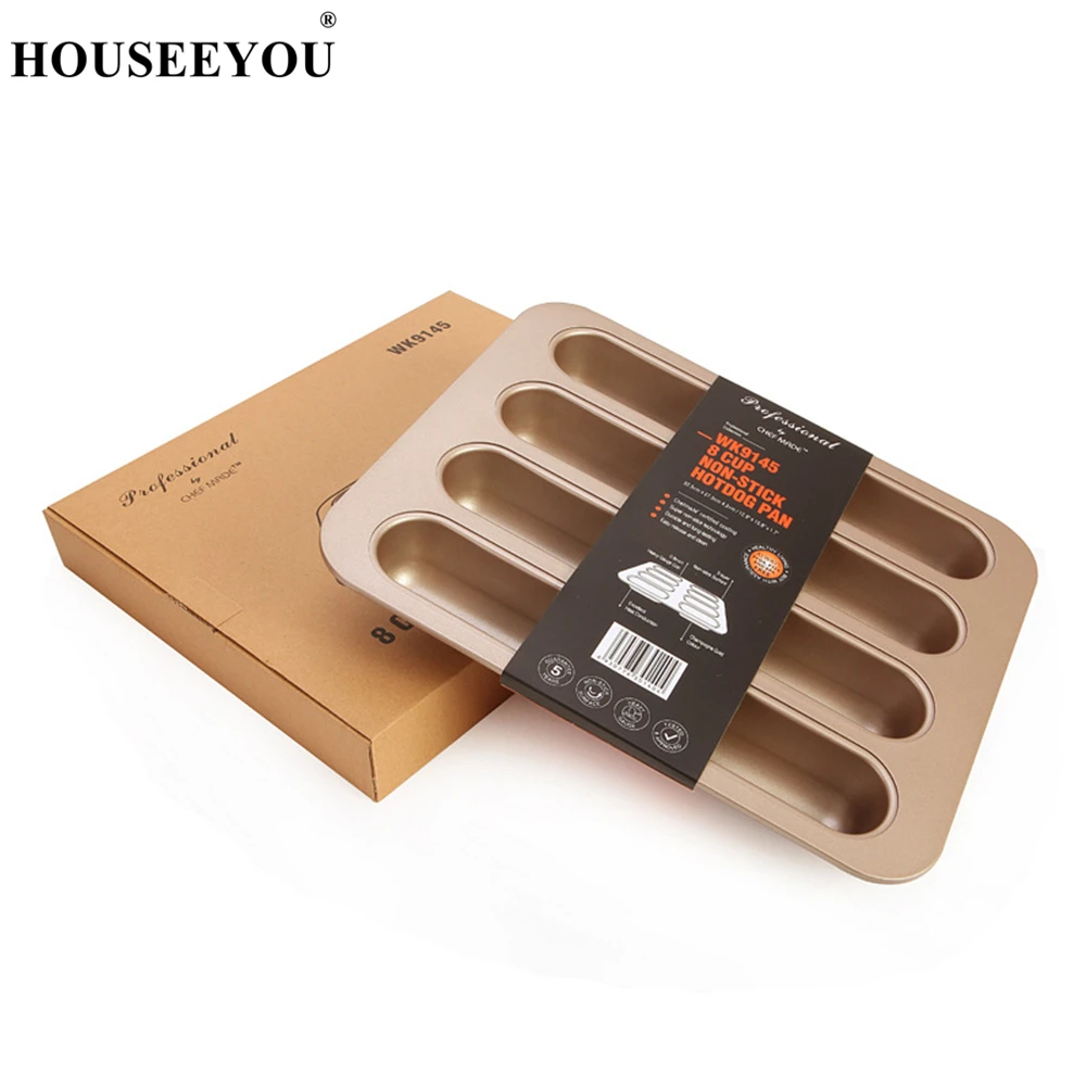 8 Cups Hot Dog Bread Non Stick Pan Loaf Oven Biscuit Dish Mold Pie Metal Baking Tray Home Kitchen Cook DIY Cooking Tools
8 Cups Hot Dog Bread Non Stick Pan Loaf Oven Biscuit Dish Mold Pie Metal Baking Tray Home Kitchen Cook DIY Cooking Tools