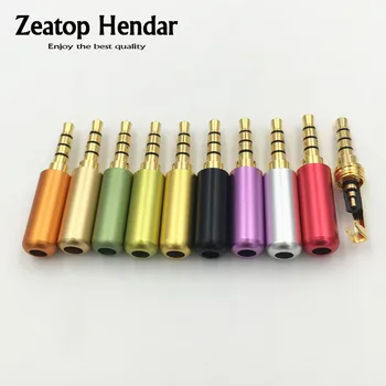 100Pcs Colorful 3.5mm 4 Pole Stereo Male with Clip Audio Jack Earphone Adapter for DIY Repair Earphone Connector
100Pcs Colorful 3.5mm 4 Pole Stereo Male with Clip Audio Jack Earphone Adapter for DIY Repair Earphone Connector