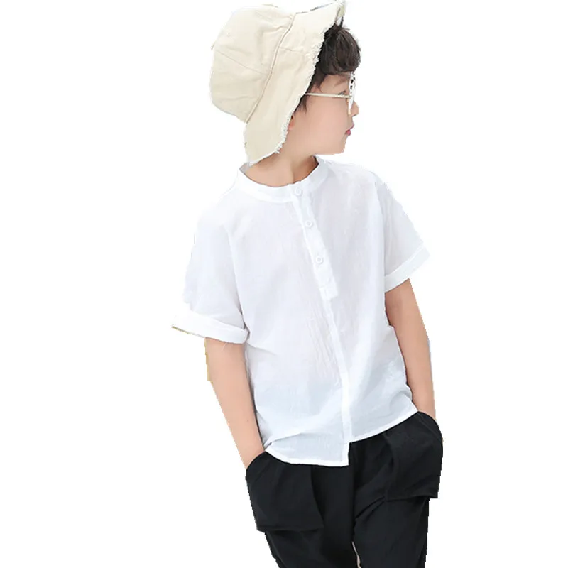 Summer Baby Boy Short Sleeve Linen Sport White Blouse Shirts For Boy School Casual Blouses Children Clothing Kid Perform Blouse
Summer Baby Boy Short Sleeve Linen Sport White Blouse Shirts For Boy School Casual Blouses Children Clothing Kid Perform Blouse