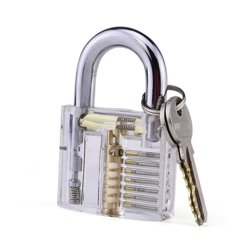 FGHGF 78x50mm Transparent Locks Pick Visible Cutaway Mini Practice View Padlock Hasps Training Skill For Locksmith
FGHGF 78x50mm Transparent Locks Pick Visible Cutaway Mini Practice View Padlock Hasps Training Skill For Locksmith
