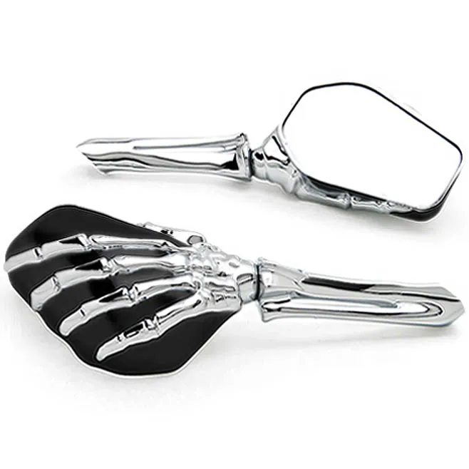 Brand new Chrome Black Custom Motorcycle Skeleton Mirrors For Kawasaki EN Vulcan 450 500 LTD
Brand new Chrome Black Custom Motorcycle Skeleton Mirrors For Kawasaki EN Vulcan 450 500 LTD