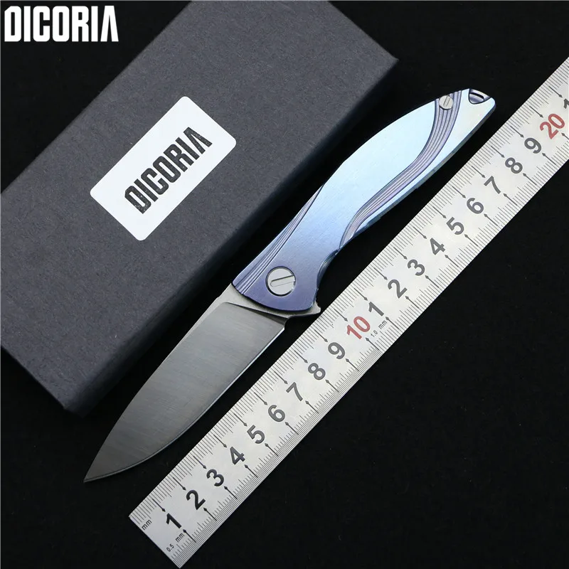 DICORIA Neon flipper folding ball bearing D2 TC4 titanium Kitchen Fruit camping hunting outdoors survive Utility knife EDC tools
DICORIA Neon flipper folding ball bearing D2 TC4 titanium Kitchen Fruit camping hunting outdoors survive Utility knife EDC tools