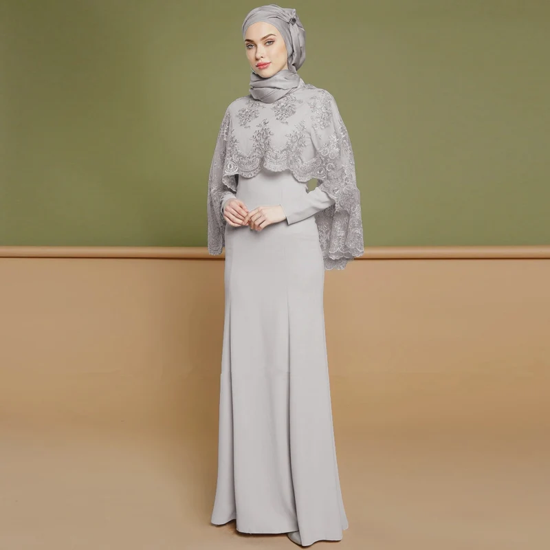 Plus Size Vestido 2019 UAE Abaya Muslim Kaftan Women Party Two Piece Set Lace Shawl & Hijab Dress Dubai Turkish Islamic Clothing
Plus Size Vestido 2019 UAE Abaya Muslim Kaftan Women Party Two Piece Set Lace Shawl & Hijab Dress Dubai Turkish Islamic Clothing