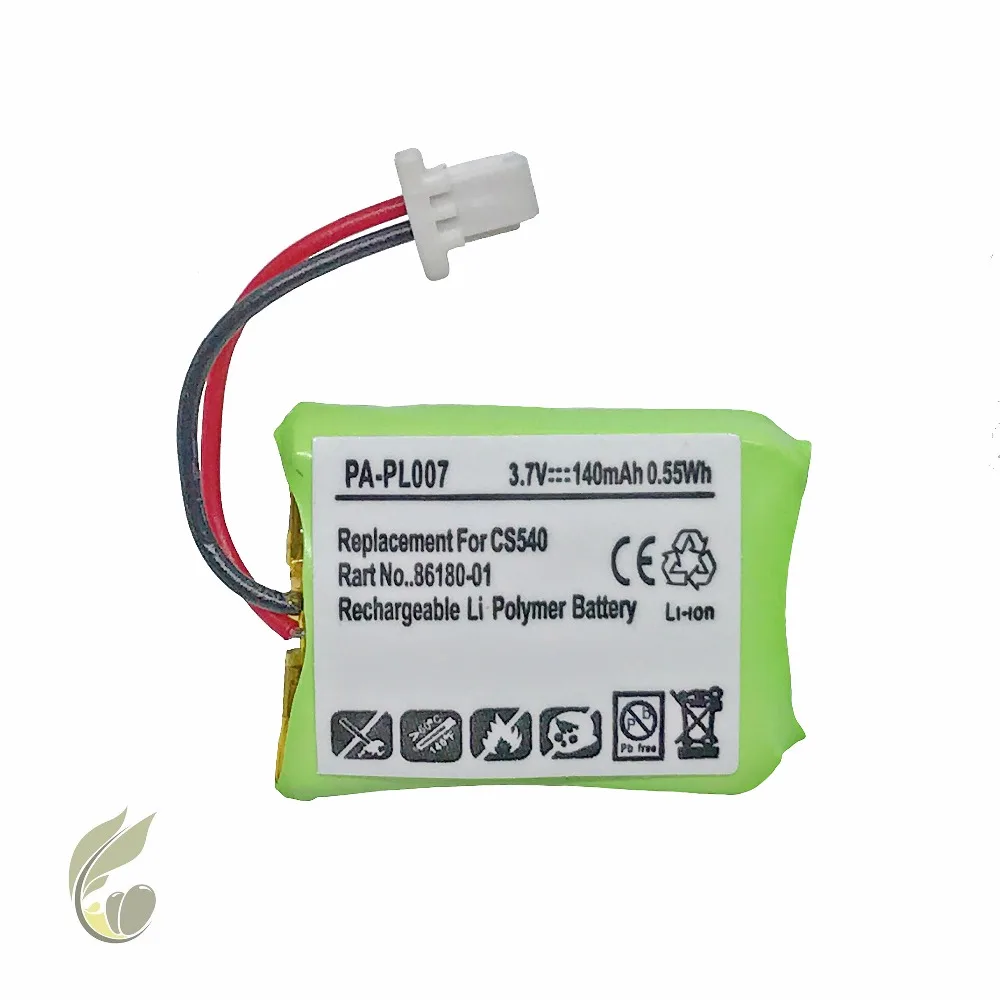 OLIVE LEAF high-quality replace Battery/spare Battery for Plantronics CS540 Battery | 140mAh 0.55Wh, 86180-01
OLIVE LEAF high-quality replace Battery/spare Battery for Plantronics CS540 Battery | 140mAh 0.55Wh, 86180-01