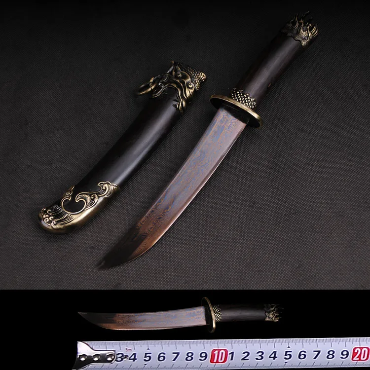 Chinese Small Short Swords Sharp Samurai Handmade Knife Decoration Craft Gift Not Cutting Edge Home Decoration Sword
Chinese Small Short Swords Sharp Samurai Handmade Knife Decoration Craft Gift Not Cutting Edge Home Decoration Sword
