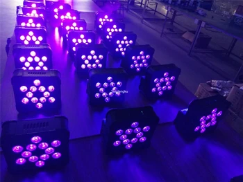 6 pieces 12x18w 6 in 1 rgbaw uv Battery power wireless dmx flat led par 64 can
6 pieces 12x18w 6 in 1 rgbaw uv Battery power wireless dmx flat led par 64 can
