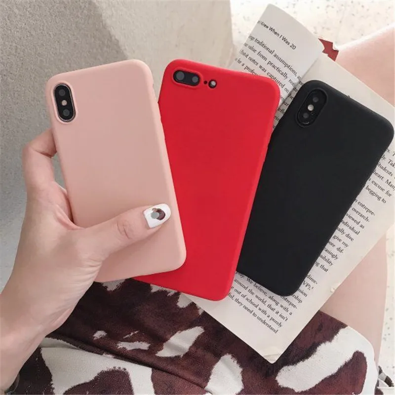 Fashion Colorful Silicone Couples Cases for iPhone X Case for iPhone XR X XS Max 6 6s 7 8 Plus Cute Candy Color Soft Phone Cases
Fashion Colorful Silicone Couples Cases for iPhone X Case for iPhone XR X XS Max 6 6s 7 8 Plus Cute Candy Color Soft Phone Cases