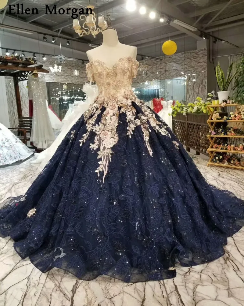 Navy gowns for wedding Clearance