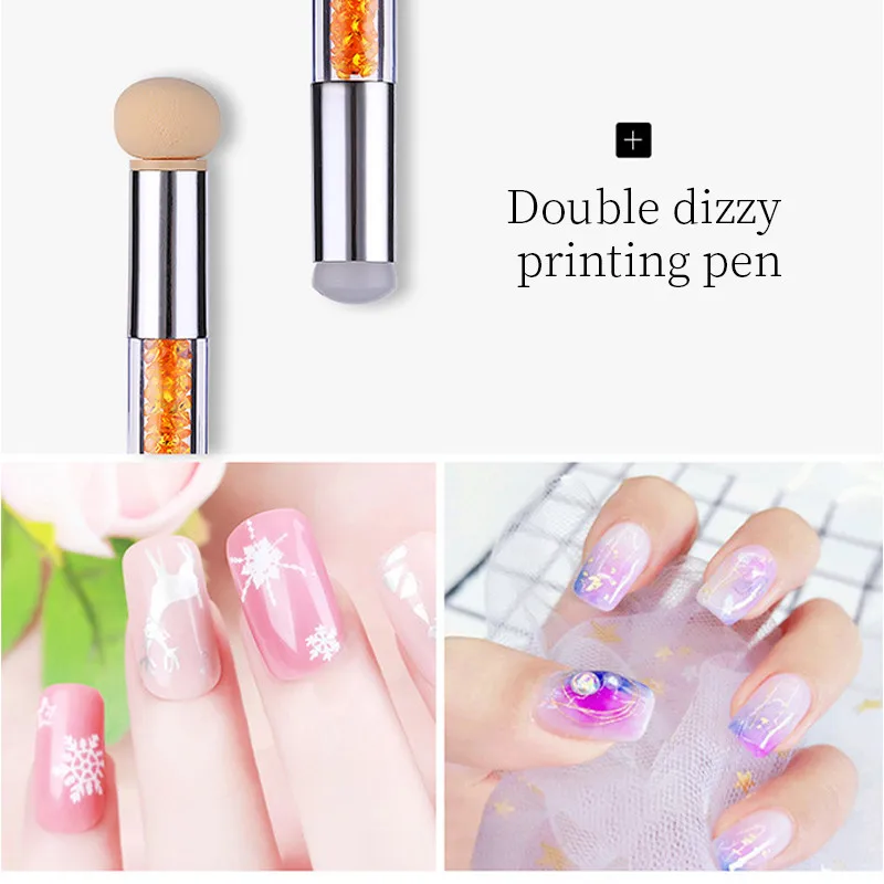 Nail Art Template Set Nail Art Printing Plate Seal Scraper Sponge Silicone Smudge Pen Set Tool
Nail Art Template Set Nail Art Printing Plate Seal Scraper Sponge Silicone Smudge Pen Set Tool