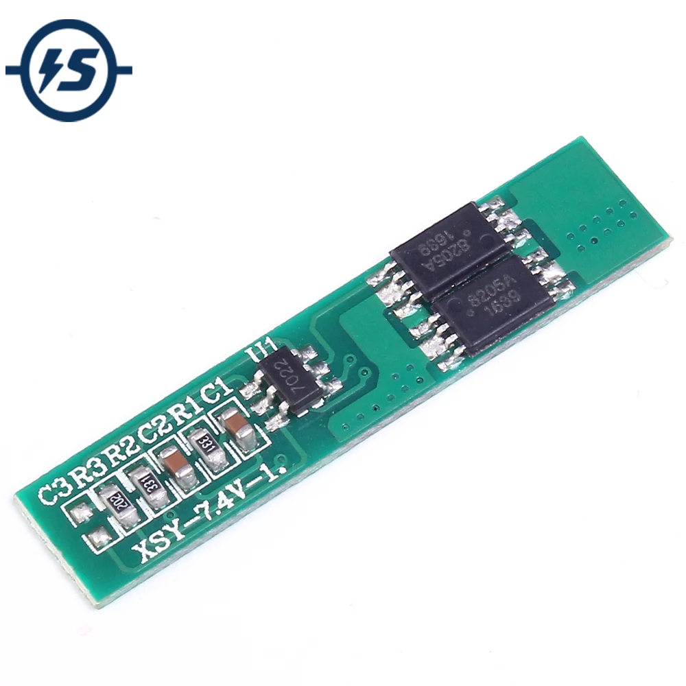 Polymer Lithium Battery Protection Board 7.4V 2S 2 Serial Short Circuit Protection Li-ion Charge Module BMS PCM ion li
Polymer Lithium Battery Protection Board 7.4V 2S 2 Serial Short Circuit Protection Li-ion Charge Module BMS PCM ion li
