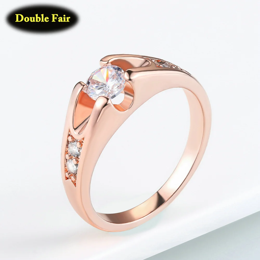 Nobleness Trendy Rose Gold Color Cubic Zirconia Round Finger Rings Fashion Crystal Jewelry For Women Wedding Wholesale DWR249M
Nobleness Trendy Rose Gold Color Cubic Zirconia Round Finger Rings Fashion Crystal Jewelry For Women Wedding Wholesale DWR249M