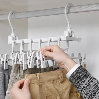 Flexible Folding Multi-Functional Multi-Layer Trousers Rack Trousers Hanger Household Magic Trousers Jacket Cabinet Receives Art
Flexible Folding Multi-Functional Multi-Layer Trousers Rack Trousers Hanger Household Magic Trousers Jacket Cabinet Receives Art