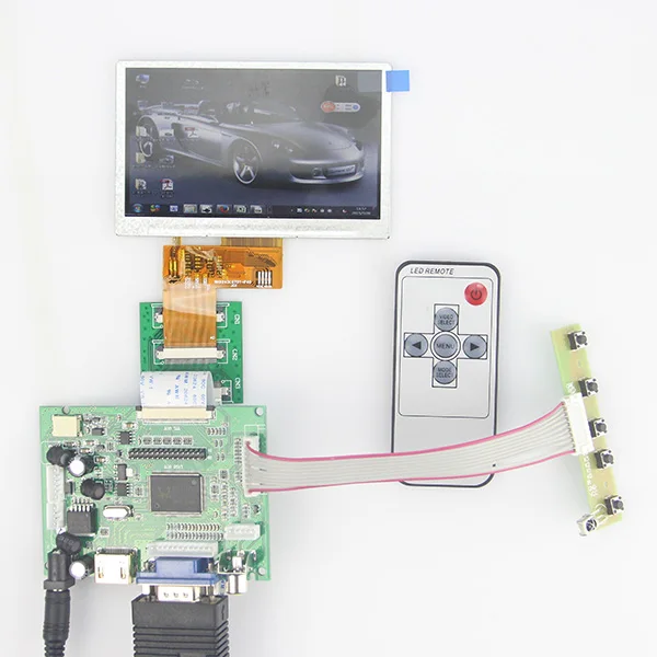 HDMI VGA 2AV Controller Drive Board For Raspberry Pi 4.3" 480*272 LCD Display Free Tracking
HDMI VGA 2AV Controller Drive Board For Raspberry Pi 4.3" 480*272 LCD Display Free Tracking