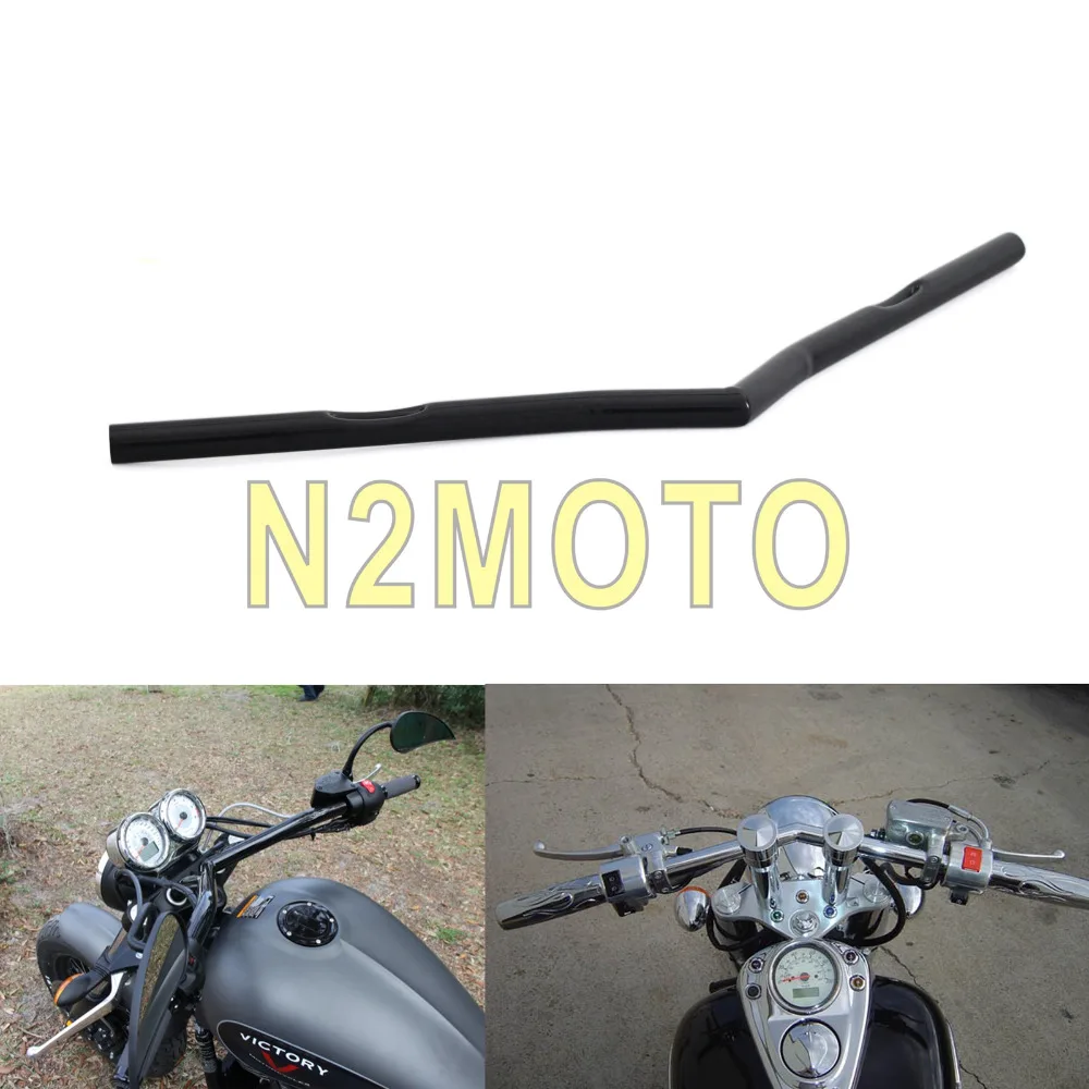 25mm Black Motorcycles Handlebar V Bar Style 1" O.D. for Harley Custom Application Victory Universal Handle Bar 
25mm Black Motorcycles Handlebar V Bar Style 1" O.D. for Harley Custom Application Victory Universal Handle Bar