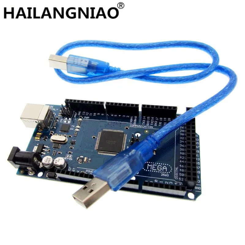 Новинка! Плата Mega 2560 R3 Mega2560 REV3 ATmega2560-16AU Board + USB-кабель, совместимый с Mega 2560 r3 L
Новинка! Плата Mega 2560 R3 Mega2560 REV3 ATmega2560-16AU Board + USB-кабель, совместимый с Mega 2560 r3 L