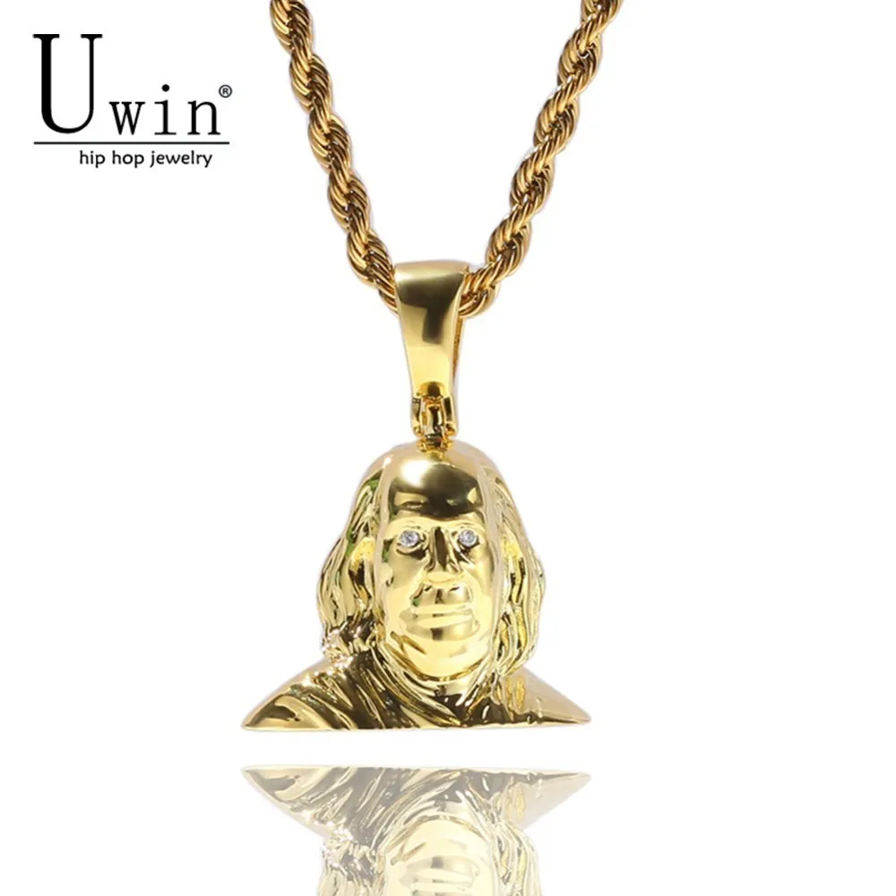 UWIN America President Pendant Head Sculpture Iced Out Fashion Trendy Rock Punk Necklace Men Cold Hiphop Jewelry
UWIN America President Pendant Head Sculpture Iced Out Fashion Trendy Rock Punk Necklace Men Cold Hiphop Jewelry