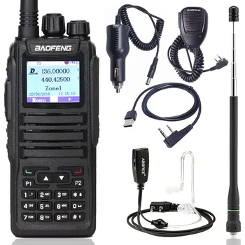 Baofeng DM-1701 DMR Walkie Talkie Dual Time Slot DMR Digital Tier1 & 2 10000 Contacts Ham CB Portable Two Way Handheld Radio
Baofeng DM-1701 DMR Walkie Talkie Dual Time Slot DMR Digital Tier1 & 2 10000 Contacts Ham CB Portable Two Way Handheld Radio
