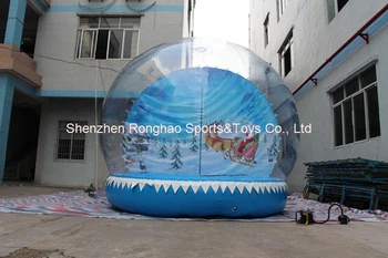 17 Feet PVC Inflatable Christmas Snow Globe Bubble Tent Advertising Snowball With Air Pump 
17 Feet PVC Inflatable Christmas Snow Globe Bubble Tent Advertising Snowball With Air Pump