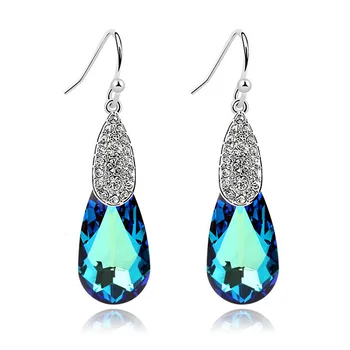 

Hot Selling Luxury earrings for women Crystals from Swarovski bijoux earings Accessories Brinco Bijouterie