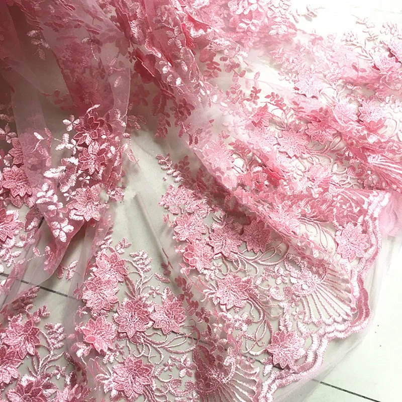 1Yard Pink 3d Flower African Lace Material Sew Wedding Evening Dress Cloth Net Mesh Embroidered Fabric Patchwork Diy 125CM wide
1Yard Pink 3d Flower African Lace Material Sew Wedding Evening Dress Cloth Net Mesh Embroidered Fabric Patchwork Diy 125CM wide