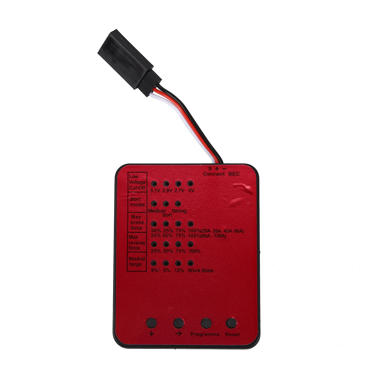 SURPASS HOBBY S3670 2650KV Sensorless Brushless Motor 120A Brushless ESC and Program Card Combo Set for 1/8 RC Car
SURPASS HOBBY S3670 2650KV Sensorless Brushless Motor 120A Brushless ESC and Program Card Combo Set for 1/8 RC Car
