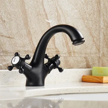 Black Bronze Basin Single Hole Double Handle Faucet European Retro Claw Faucet Antique Copper Hot Cold Bathroom Faucet LU-09
Black Bronze Basin Single Hole Double Handle Faucet European Retro Claw Faucet Antique Copper Hot Cold Bathroom Faucet LU-09