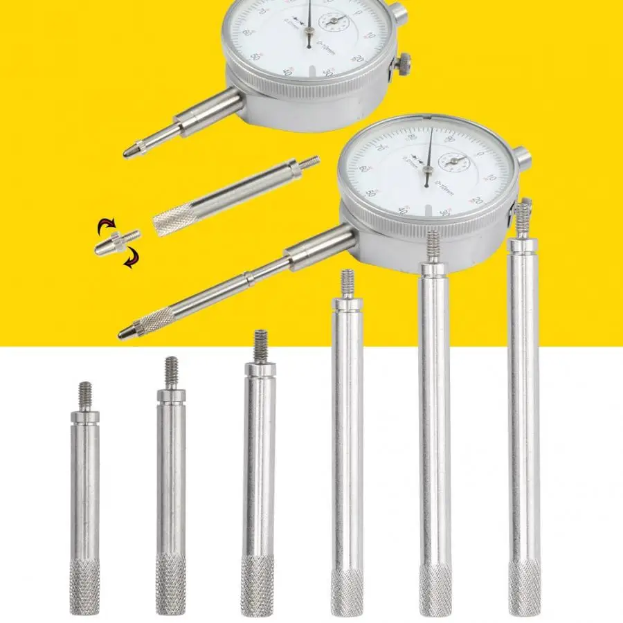 Woodworking Tool Set 2.5mm Thread L35/40/45/50/55/60mm Dial Indicator Extension Rod 5mm Diameter Dial Extension Stem
Woodworking Tool Set 2.5mm Thread L35/40/45/50/55/60mm Dial Indicator Extension Rod 5mm Diameter Dial Extension Stem