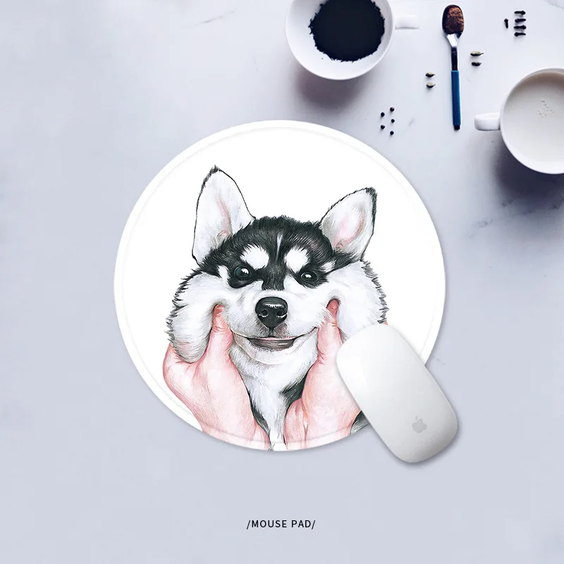Literary DIY Personal Mouse Pad mat Small 24cm Round CUTE PINK DOG Customized Desktop Large Size Pad Mousepad with Locking Edge
Literary DIY Personal Mouse Pad mat Small 24cm Round CUTE PINK DOG Customized Desktop Large Size Pad Mousepad with Locking Edge