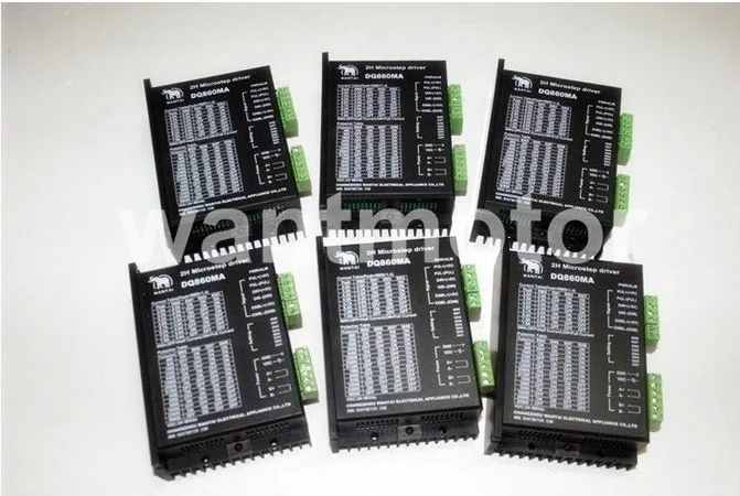 

6PCS Wantai Stepper Motor Driver DQ860MA 80V 7.8A 256Micro CNC Router Mill Cut Laser,Free Ship to most CY