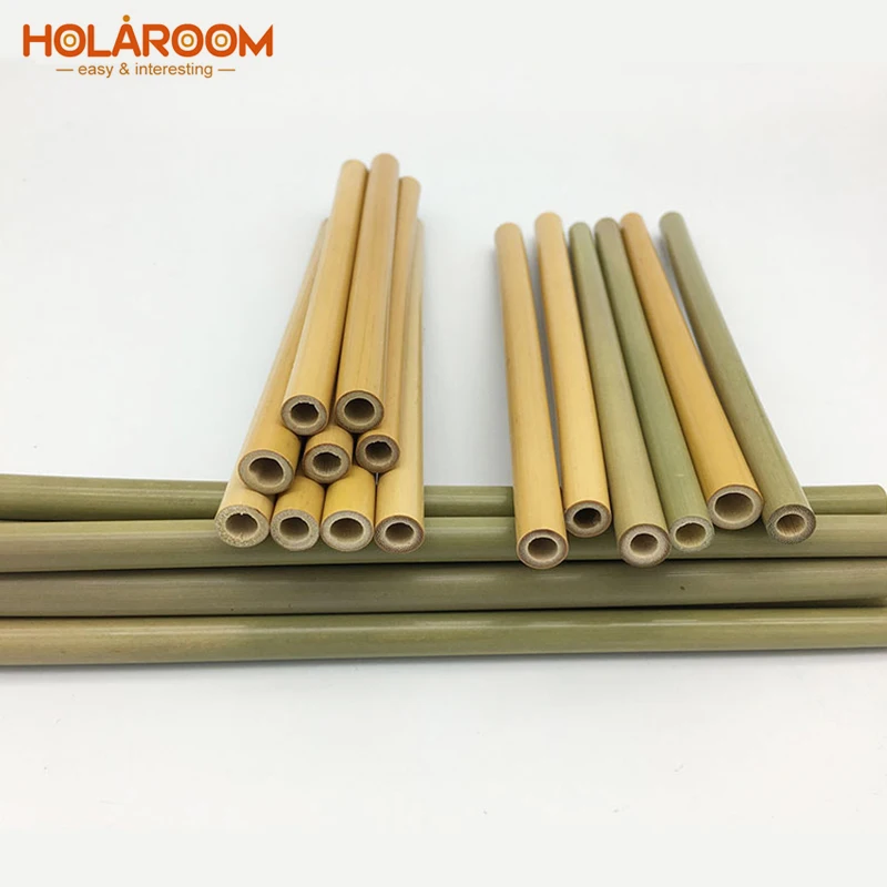 

Creative Eco-friendly Bamboo Straws Bar Accessory Drinks Straw Practical Milk Beer Coffee Tea Water Drinking Straw Cleaner Brush
