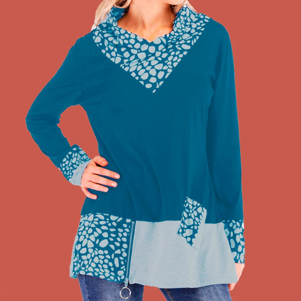 Diagonal Zipper Hoodie Polka Dot Hoodie With Pocket Poleron Mujer 2019 5xl Plus Size Tunic Long Sleeve Asymmetrical Hoodie Women
Diagonal Zipper Hoodie Polka Dot Hoodie With Pocket Poleron Mujer 2019 5xl Plus Size Tunic Long Sleeve Asymmetrical Hoodie Women