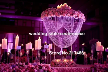 Wedding decoration crystal candle holder crystal aisle decor stand centerpieces 
Wedding decoration crystal candle holder crystal aisle decor stand centerpieces