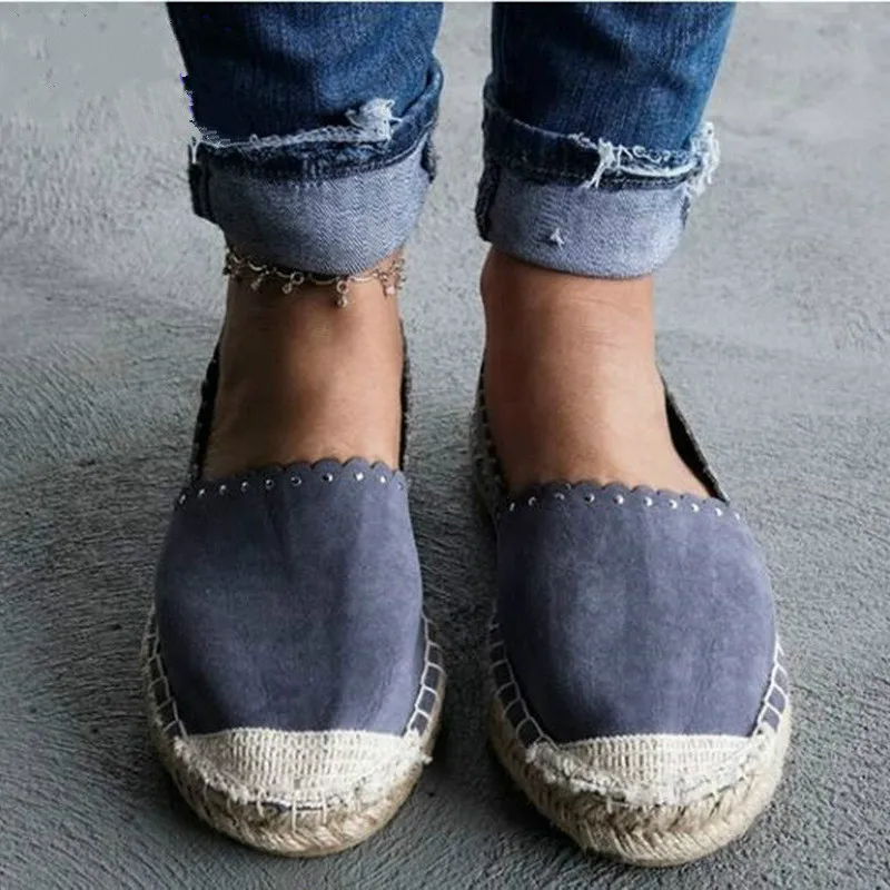 Women Sewing Flax Shoes Slip on Casual sneakers Woman Espadrilles Hemp rope ladies footwear plus Size 35-45 tenis feminino
Women Sewing Flax Shoes Slip on Casual sneakers Woman Espadrilles Hemp rope ladies footwear plus Size 35-45 tenis feminino