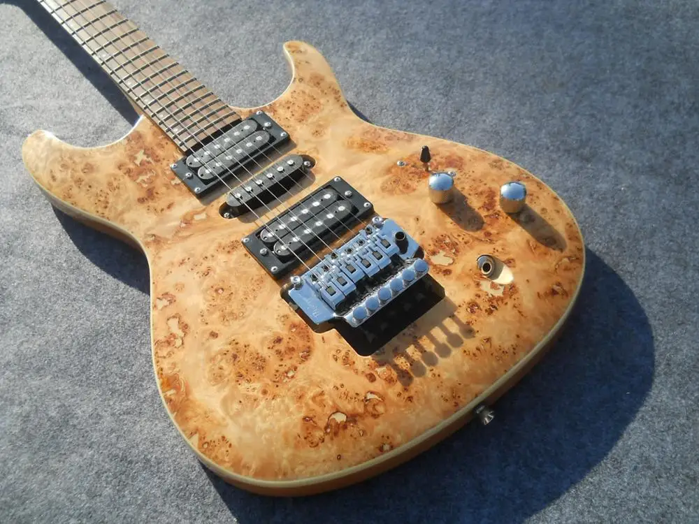 Cstom Brown electric guitar side dots inlay Chrome hardwares HSH Pickups,customized!IB-19
Cstom Brown electric guitar side dots inlay Chrome hardwares HSH Pickups,customized!IB-19