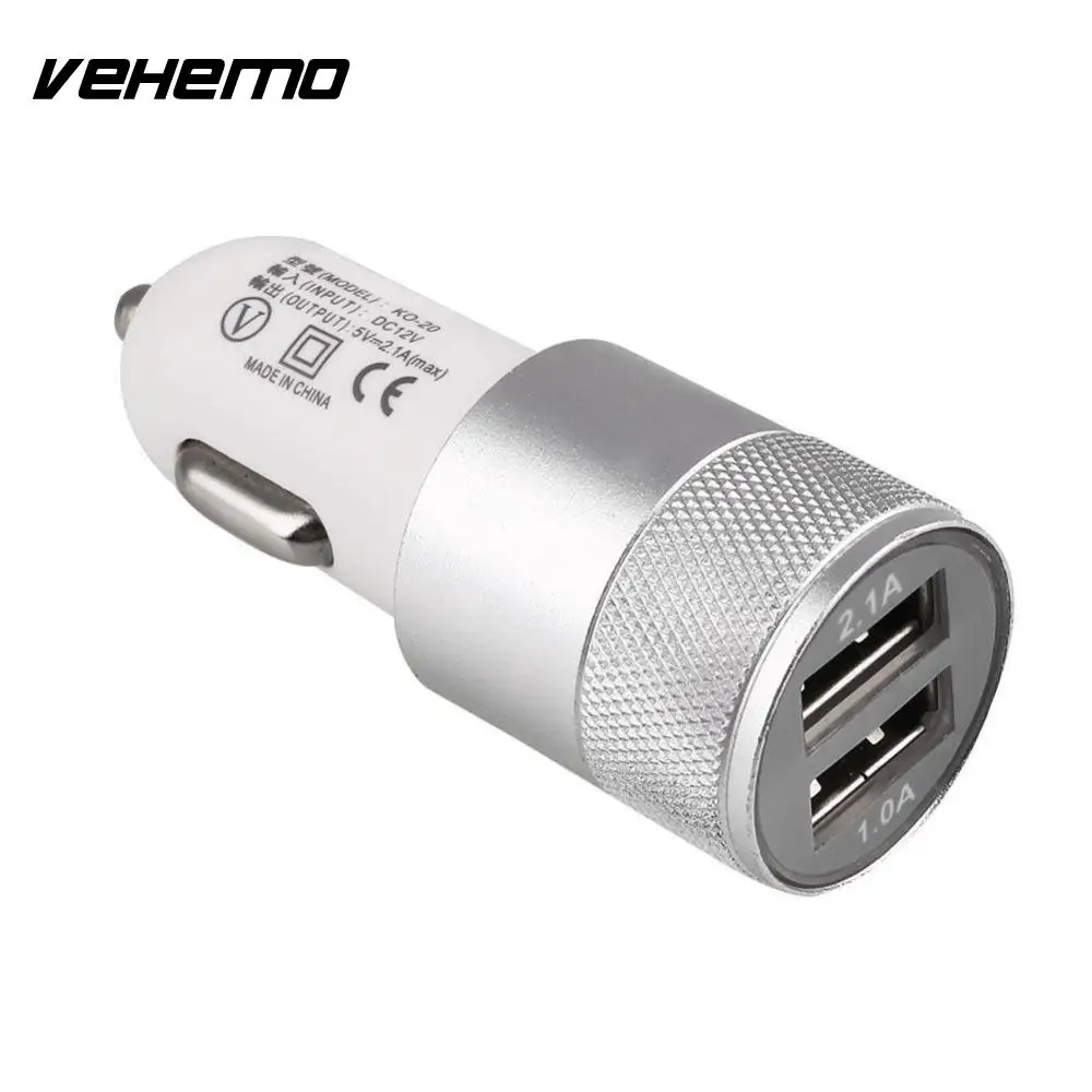 2.1A Dual USB Car Charger Twin Car Cigarette Lighter Socket Charger Metal Adapter USB Plug For Phone USB Charger
2.1A Dual USB Car Charger Twin Car Cigarette Lighter Socket Charger Metal Adapter USB Plug For Phone USB Charger