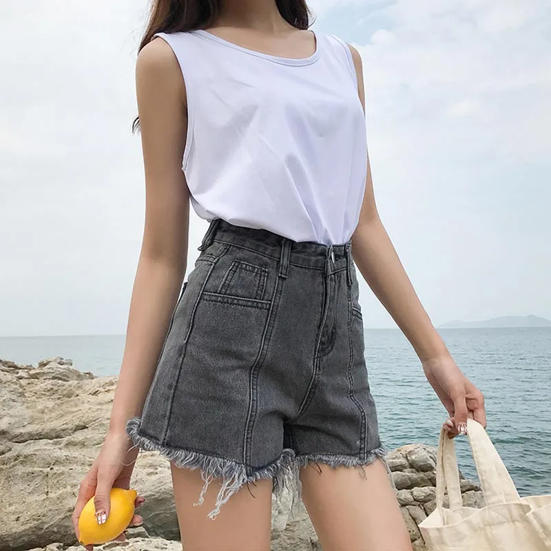 New Women Denim Shorts 2018 Summer Vintage Cotton Shorts High Waist S-XL Chic Fashion Shorts Harajuku Loose Shorts #6753
New Women Denim Shorts 2018 Summer Vintage Cotton Shorts High Waist S-XL Chic Fashion Shorts Harajuku Loose Shorts #6753