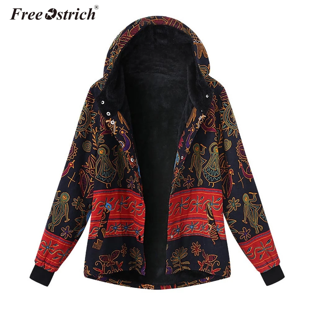 Free Ostrich jacket coat women autumn winter warm Packets thick coat female Printed overcoat Button Plus Size outerwear N30
Free Ostrich jacket coat women autumn winter warm Packets thick coat female Printed overcoat Button Plus Size outerwear N30