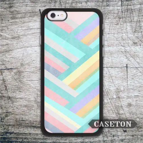 Retro Chevron Stripes Block font b Case b font For font b iPhone b font font